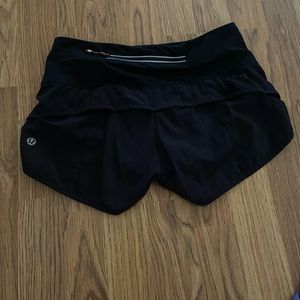 Lululemon speed up size 2 black